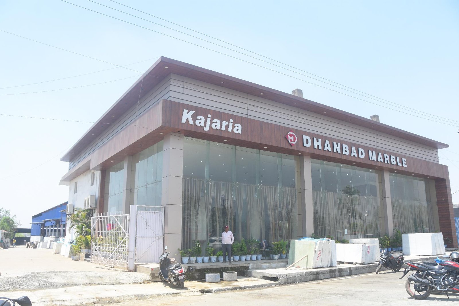 Dhanbad Marble Centre showroom building on GT Road, Barwadda